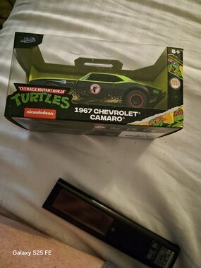 Jada Toys Teenage Mutant Ninja Turtles 1967 Chevrolet Camaro #24078 1:32 Scale